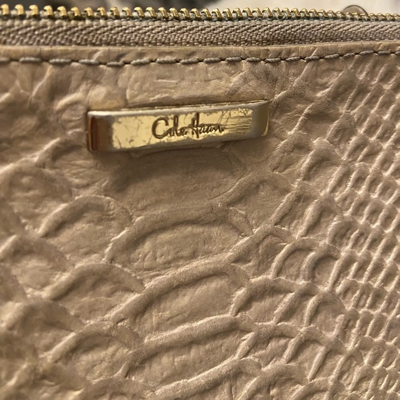 Cole Haan grey snakeskin wristlet - Picture 8 of 8